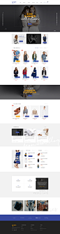 @叫我小苏 专注采集 #电商首页#Jesse - Modern Fashion e-commerce PSD Template