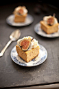 Pumpkin cheesecake with almond crunch and Amaretto cream