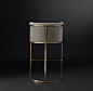 Wexler Barrelback Leather Stool