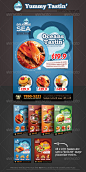 Yummy Tasting Restaurant Flyer Template - Restaurant Flyers