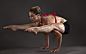 健身运动女子瑜伽高清素材桌面壁纸1