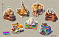Bubble Island2 : 3D assets and maps for Wooga's Bubble Island2
