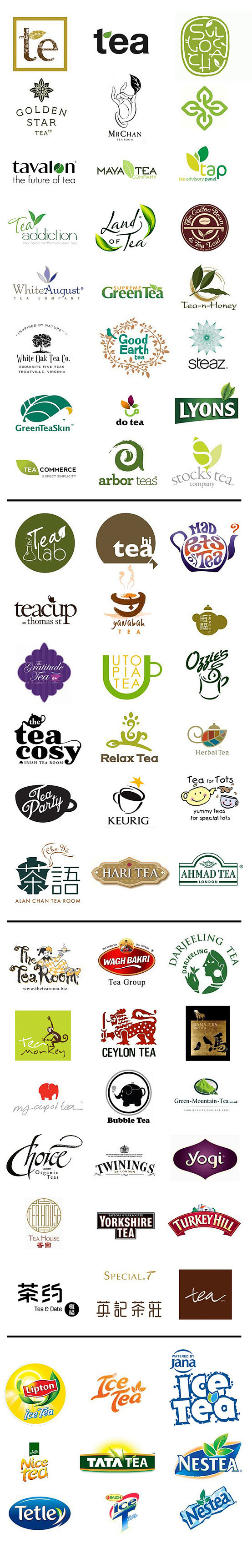 一些关于茶的logo