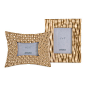 Imax - Essentials Celebrations Frames, Set of 2 - Designed to commemorate golden memories, a pair of textural and shapely picture frames from the Celebrations Collection by Connie Post are finished in gold leaf to blend beautifully with any decor.