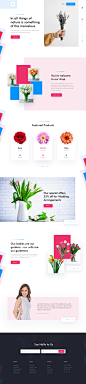 Uiuxalam website for flower shop