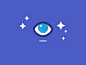 Dribbble - Eye (GIF) by The Vintage Skeleton