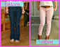 How to turn dark jeans into pastel ones... I dont even want to pin this because it will tell everyone the secret! Doing this asap!