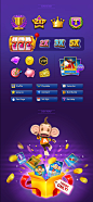 Sega Slot Game - UI Design : UI/UX design, Icons Design, Promotional popups for mobile Slots Game. Work for SEGA® developed by Foxcub games company.