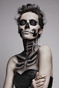 Skeleton makeup for halloween Awesome!!!