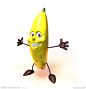 3d香蕉小人设计图