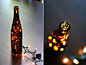 DIY优雅精美的酒瓶灯具-创意生活,手工制作╭★肉丁网