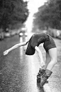 rain splatter, dance lines #ballet #rain #dance Photo taken by Jordan Matter