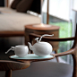 美丽的瓷茶具 八方新气瓷茶具系列