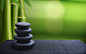 Japan balance bamboo rocks zen wallpaper 