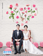 4107e221c12055e1e9f543b7ae8541d1 情人节婚礼爱情艺术结婚照海报影楼宣传单平面广告PSD素材模板