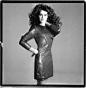   Brooke Shields, dress by Norma Kamali, New York, February 24, 1981  