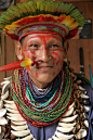 Alberto Grefa, a member of the Cofan tribe in the Cuyabeno Reserve in the Amazon rainforest in northeastern Ecuador