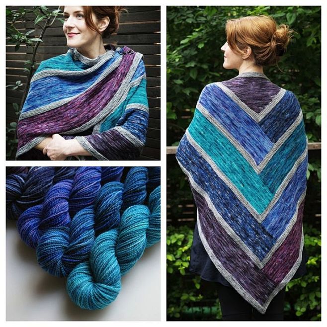 log cabin shawl by c...