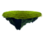 Floating Island 1 : Cut out PNG floating island free to use.