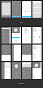 一套完美的线框图（Wireframe Kits）设计资源下载（PSD＋ai）