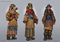 Fable 3 - Female Dweller Villager Concepts