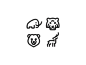 Animal Icon logos