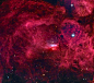 星云 夜空 宇宙 星星 背景 壁纸 素材 广告 红色