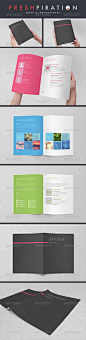 Metro Inspired Clean Resume Booklet (8 Pages) - GraphicRiver Item for Sale@北坤人素材