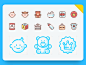 The whole icon set of Firstgive