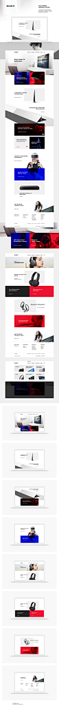 Sony Website Redesign Concept - WEB Inspiration