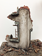 Diorama - Destroyed Building, Miyeon Kim : Diorama - Destroyed Building.
My first Diorama work.