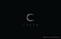 COCCA 时尚女鞋皮具品牌英文C字母logo设计-上海logo设计公司1