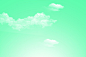 绿色天空白云海报高清素材 天空 海报 白云 绿色 平面广告 设计图片 免费下载