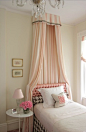 #床品套件#漂亮的粉红色的单身卧室