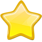 黄色的五角星图标 iconpng.com #采集大赛#