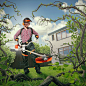 STIHL - advertising visuals : Spring advertising campaign for STIHL.