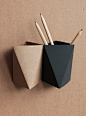 3box Origami Paper Box Desk Pen Holder by KingKongDesignShop: 