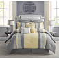VCNY Farion Embroidered 8-piece Comforter Set by VCNY: 