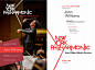 New York Philharmonic : Virtuosity, exuberance, sophistication, confidence — these are among the qualities that the New York Philharmonic wanted their visual identity to express. The dynamic arrangement of letters in the new mark suggests not only the exc