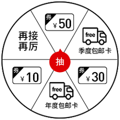 私心作祟采集到抽奖转盘