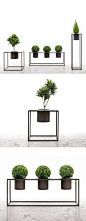 Aldo Cibic and Cristiano Urban Riviera Plant Stands: