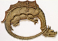 Order of the Dragon. Abzeichen des 1387 von König Sigismund gestifteten Drachenordens, um 1430. Bayerisches Nationalmuseum: 