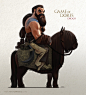 Game of Dorfs, Sam Hogg : Some daft fanart of Game of Thrones, that started with wondering how Drogo would look on a shetland pony.