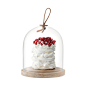 Buy LSA International Ivalo Pastries/Cheese Dome & Ash Base - 15cm Dia. | Amara : Add traditional style to your home with this Ivalo dome from LSA International. Crafted from mouth-blown glass, this dome features a natural knotted leather handle and a