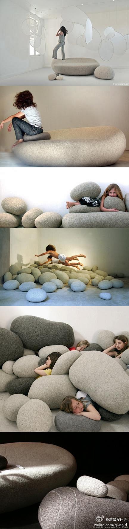 超级喜欢这样的沙发//求是设计会：#求是...