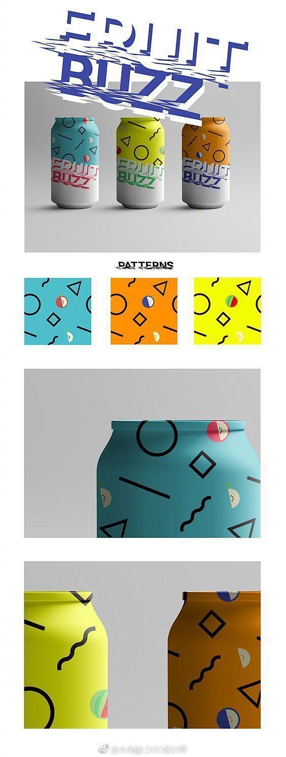 #LOGO设计# 易拉罐饮品包装设计参考...