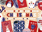 Christmas cards, elements & patterns 极品圣诞节明信片/明信片/海报/矢量模版 :  