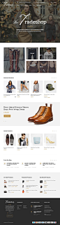 TradeShop - eCommerce Template Design : Tradeshop is a Professional eCommerce PSD template. Theme has 7 Quality PSD files, 2 HomePage Version design, Blog and Lookbook pages design and unique vector icon set.