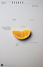 Infographic Design : A collection of elegant infographics designed to exhibit the benefits of three specific foods.
