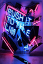 "Push it to the limit" neon: 